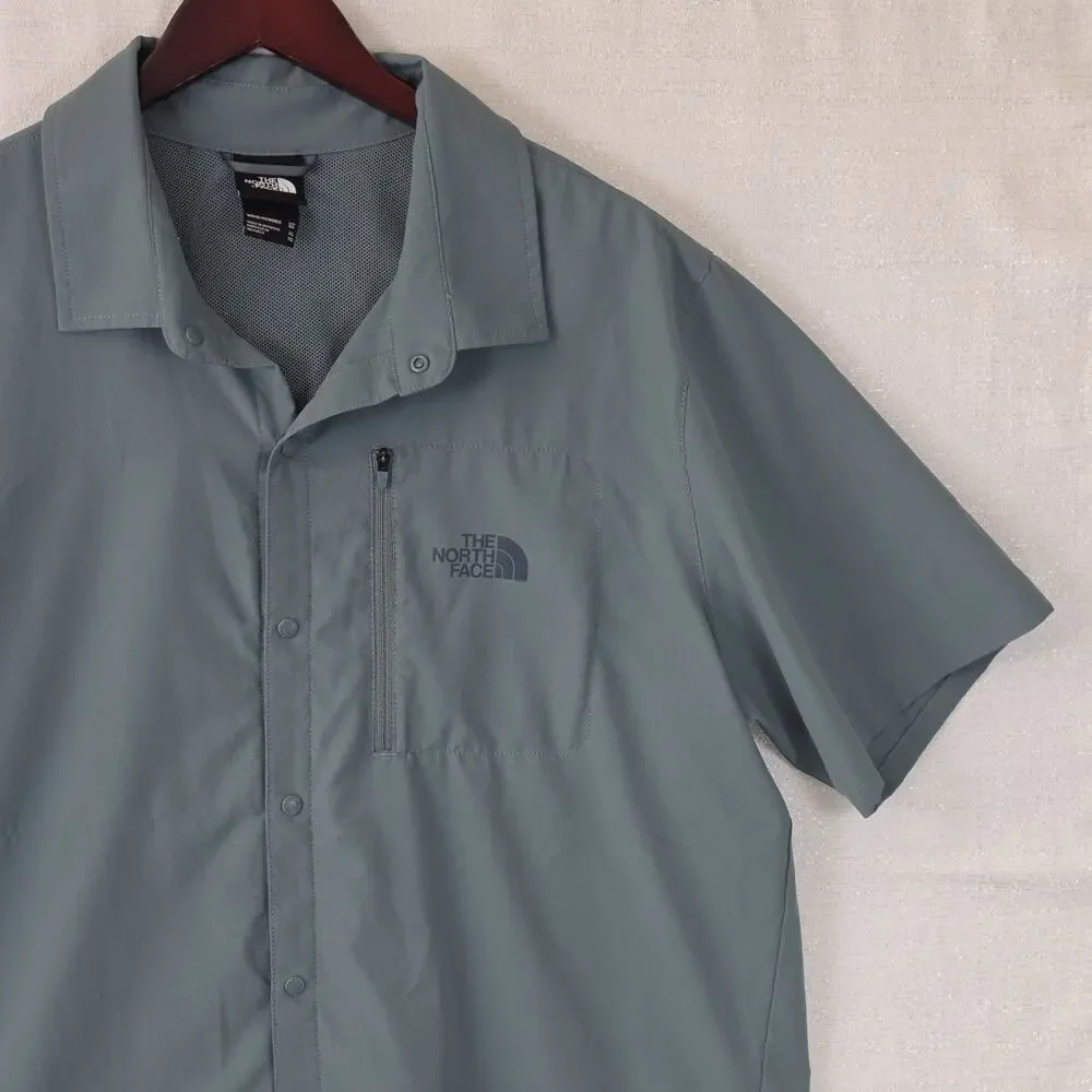 The North Face First Trail Men’s XL Shirt Snap Up Vented Outdoor Fishing UPF 40+
